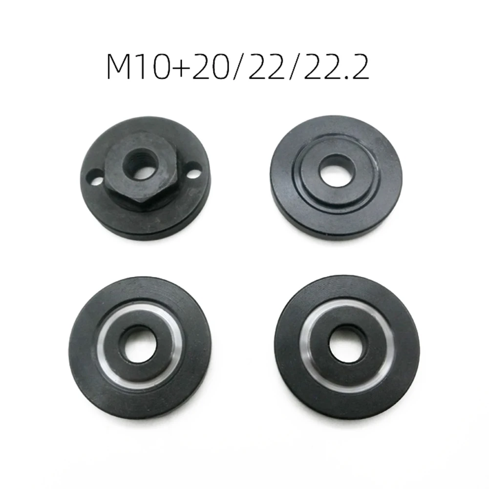 2/4 stücke Winkel Grinder Innen Außen Flansch Mutter Set Werkzeug 20/22/22,2mm Kreissäge Klinge drücken Platte Für Modell 100 Winkel Grinder