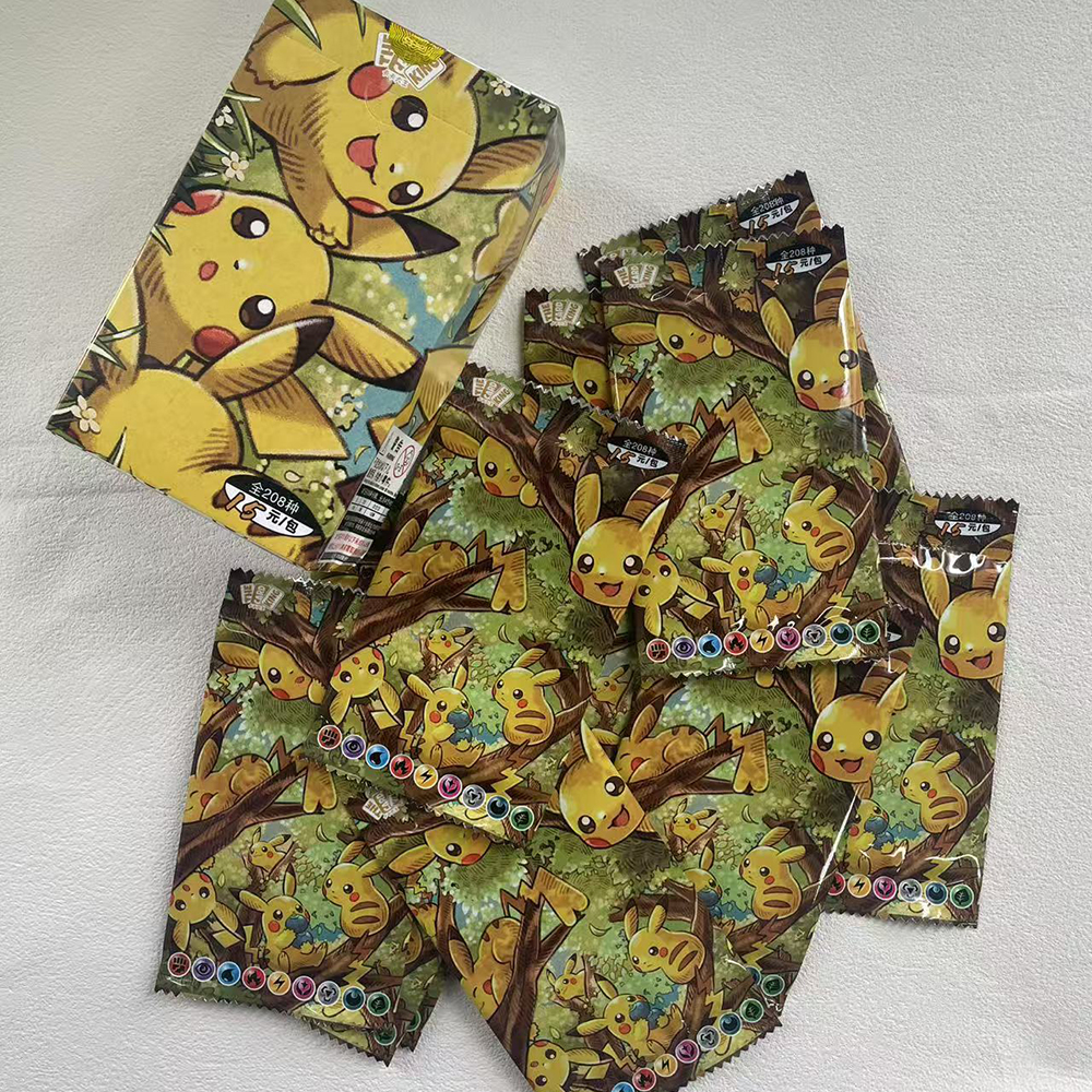 208 Teile/schachtel Zufällige Sammlung Karte Anime PTCG Tasche Serie Lillie Mew Charizard Giratina Englisch Flash Karte Klassische Blind Box