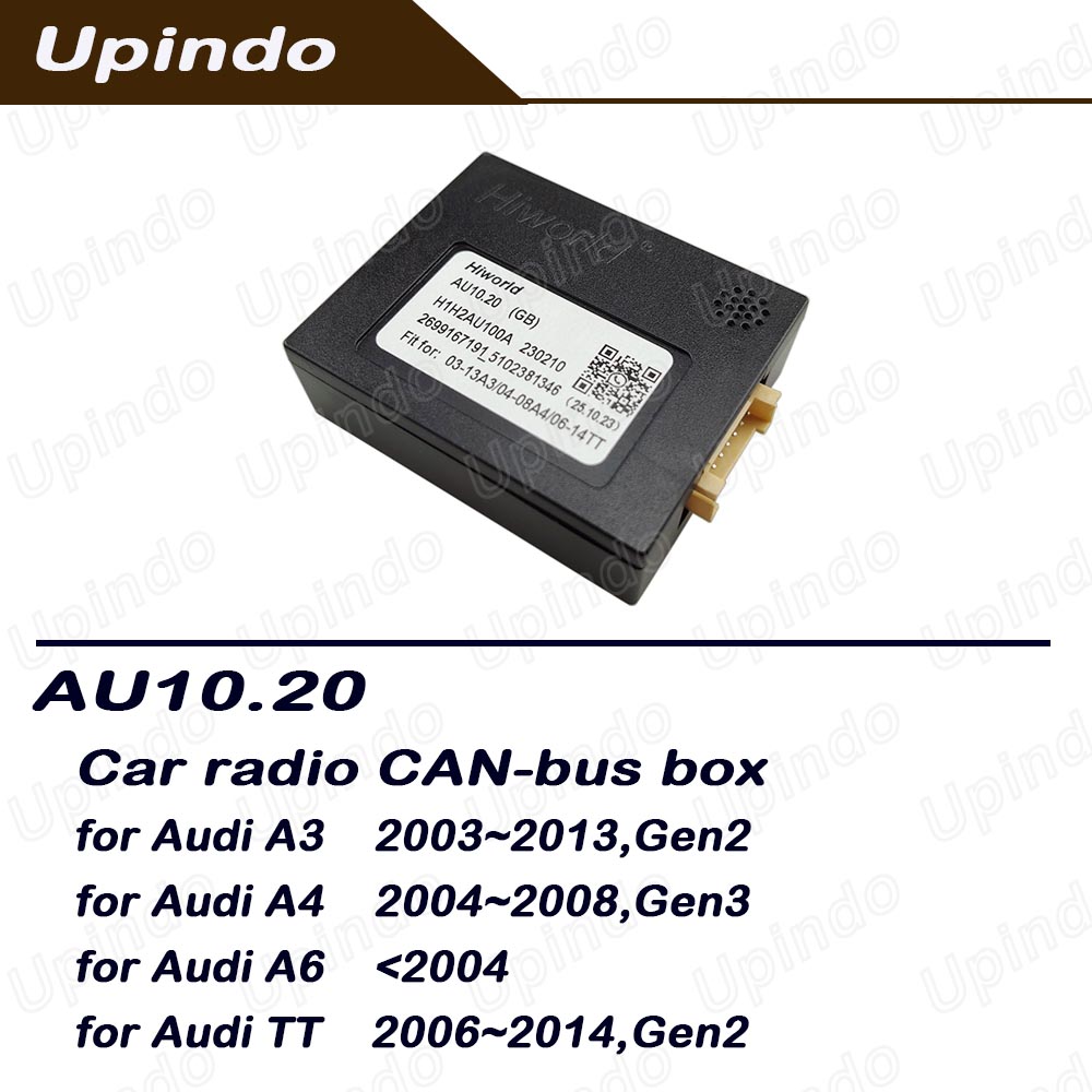 Carro android rádio pode ônibus decodificador de áudio adaptador para audi a3 a4 a6 tt