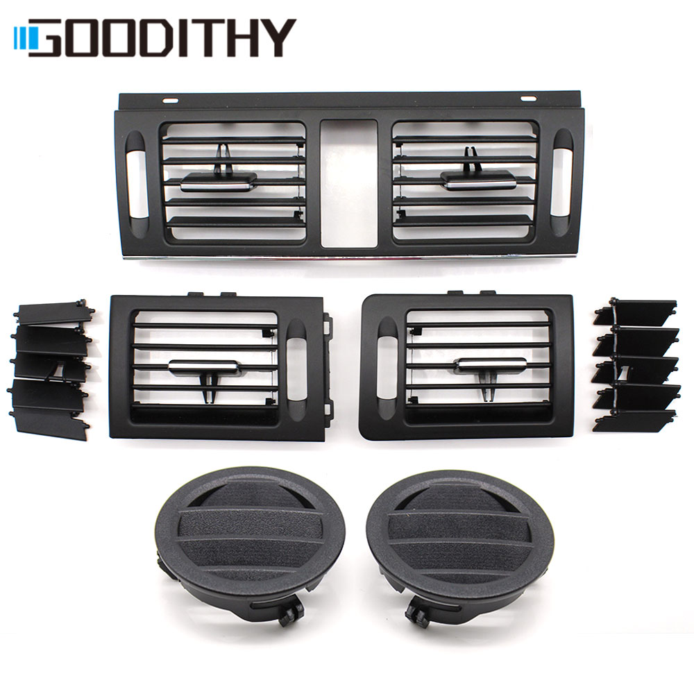 LHD RHD W204 aire acondicionado AC rejilla de ventilación Panel de cubierta de salida para Mercedes Benz Clase C 180 200 220 230 260 300 350 2007-2011