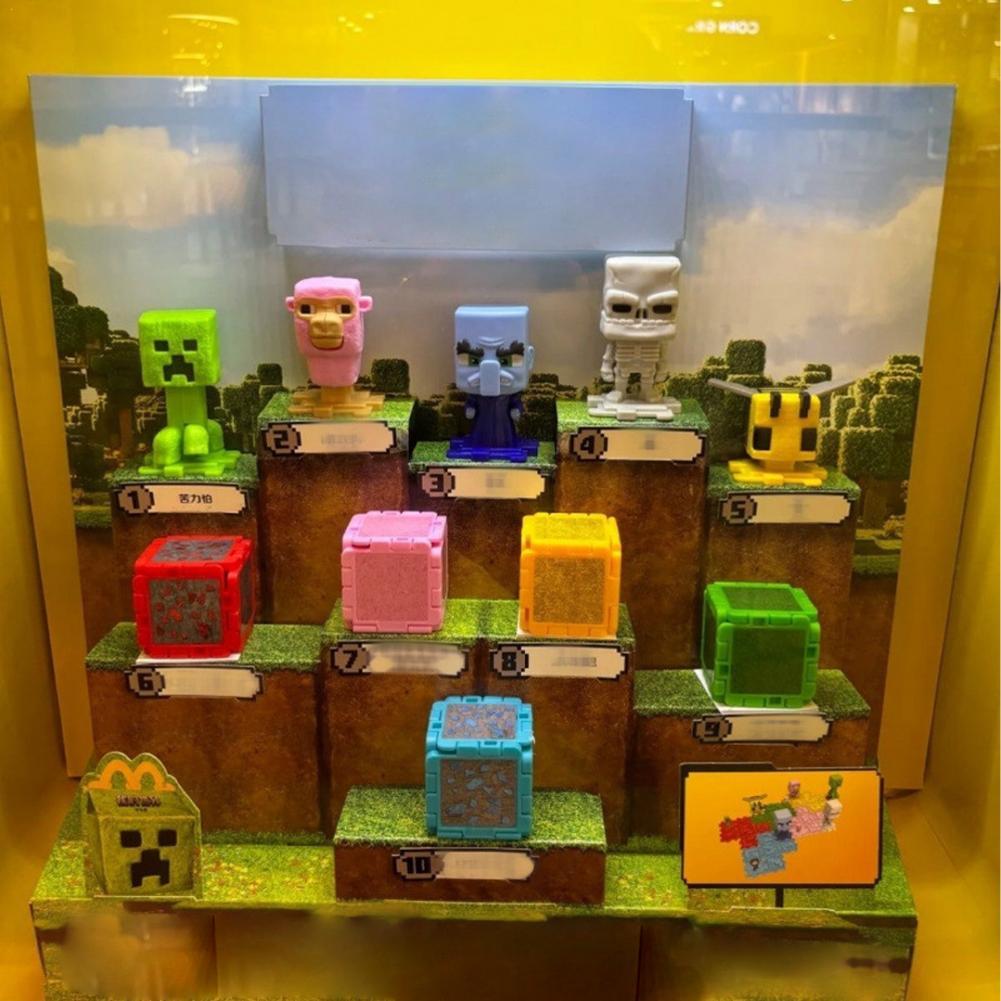 Mc Movies 2025 для McDonald's Happy Meal, игрушка Steve Dennis Creeper Piglin, аниме-фигурка, украшения, игрушка на заказ, подарок для ребенка