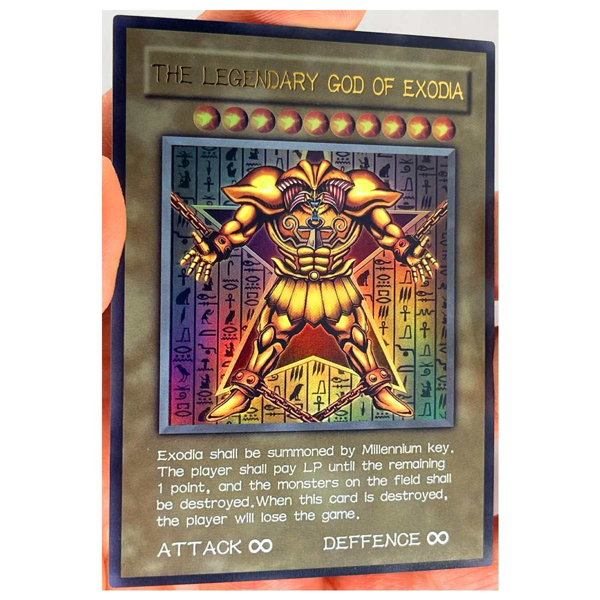 Yu Gi Oh SR Exodia the Forbidden One English DIY Toys Hobby Hobby Kolekcjonerstwo Kolekcja gier Karty anime