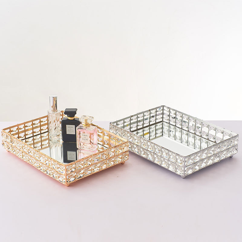 Organisateur de Cosmétiques Miroir en Clip, Porte-plaque en Métal Décoratif pour sexuellement, Cosmétiques, Rangement de Maquillage