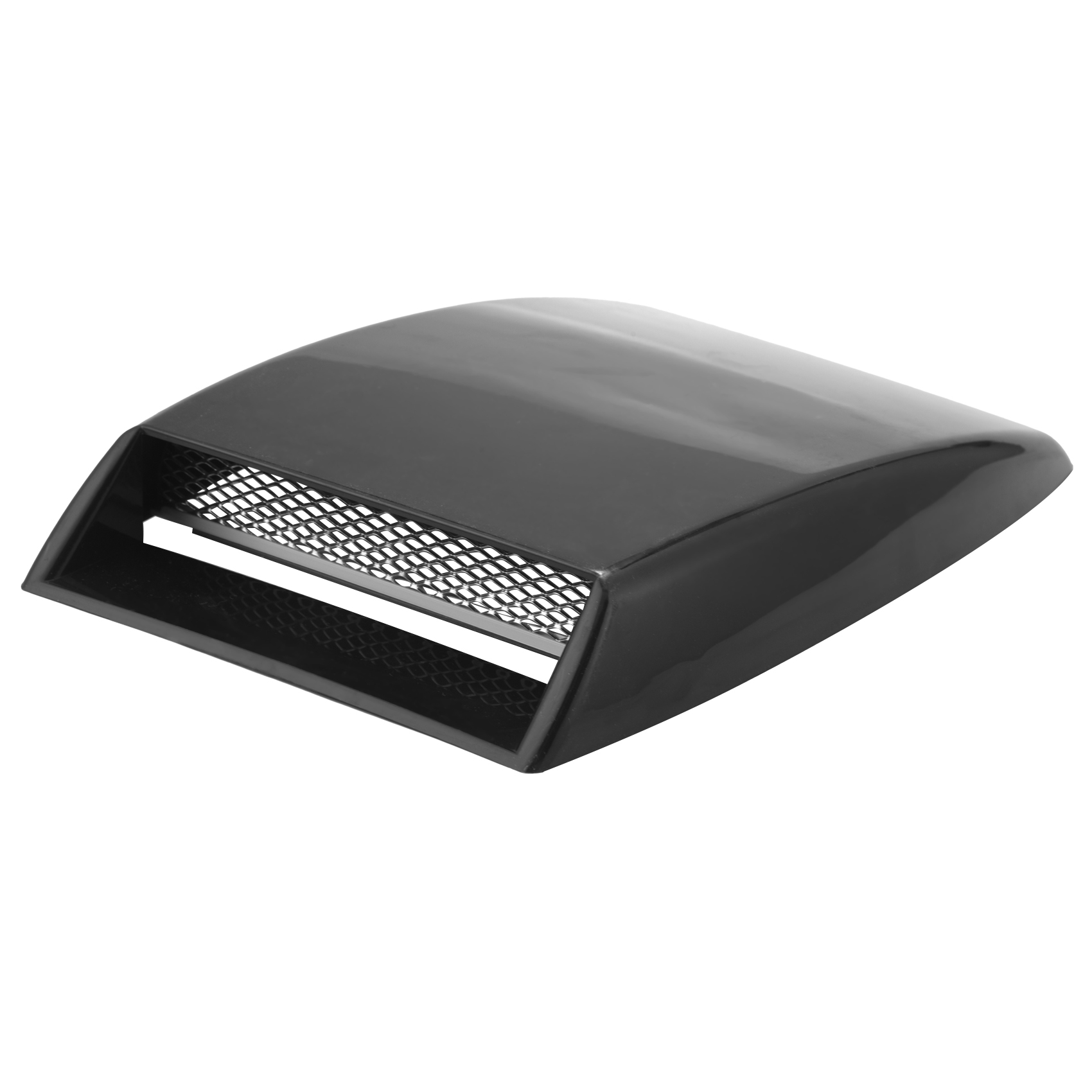 Rejilla de ventilación universal para capó de coche, color negro, con malla XY