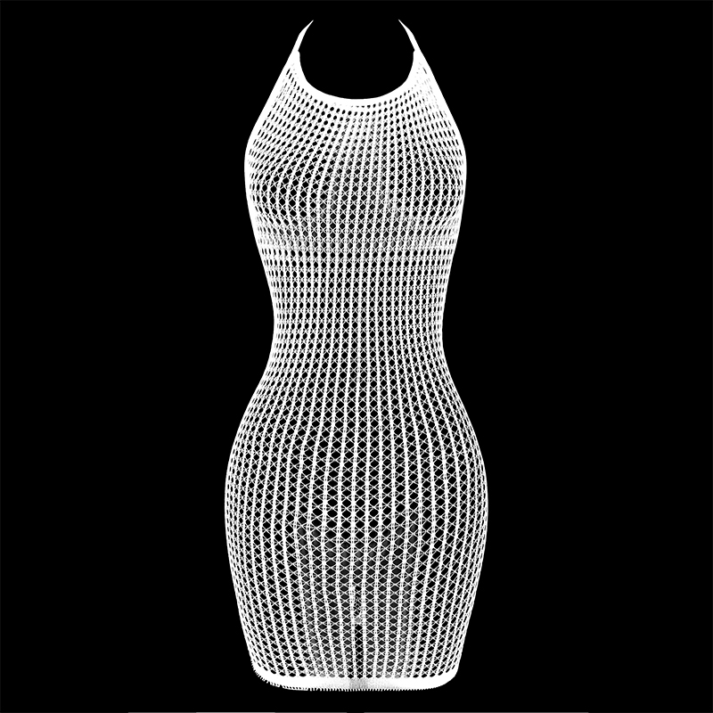 1pc feminino sexy fishnet cobrir sem biquíni oco para fora ver através bodycon vestido beachwear verão roupa de banho feminina ds140