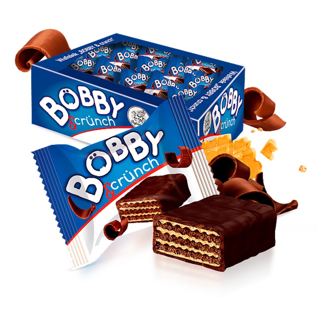 Wafelki Bobby&Crunch 1,2kg  Flying Cow