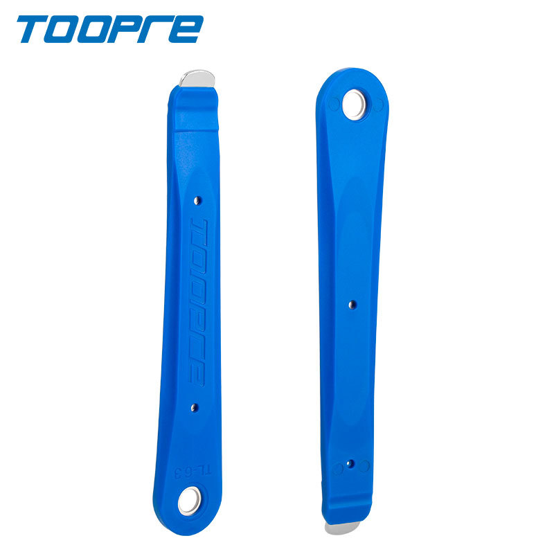 TOOPRE 2 pièces levier de pneu de vélo VTT métal Nylon épaissi noyau en acier outil de réparation de pneus