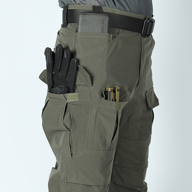 Sommer Taktische Multi-tasche Arbeit Taktische Hosen Männer Im Freien Wasserdichte Sport Wandern Klettern Hosen Kampf Cargo Hosen