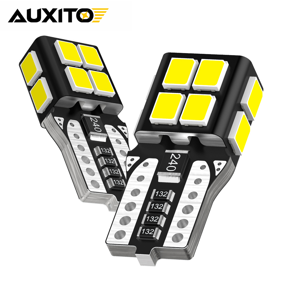 AUXITO T10 Lampadina LED per auto W5W LED Canbus 194 168 2825 Lampada per interni auto Lettura Golve Box Tronco Lampada automatica Bianca 6000K 12V