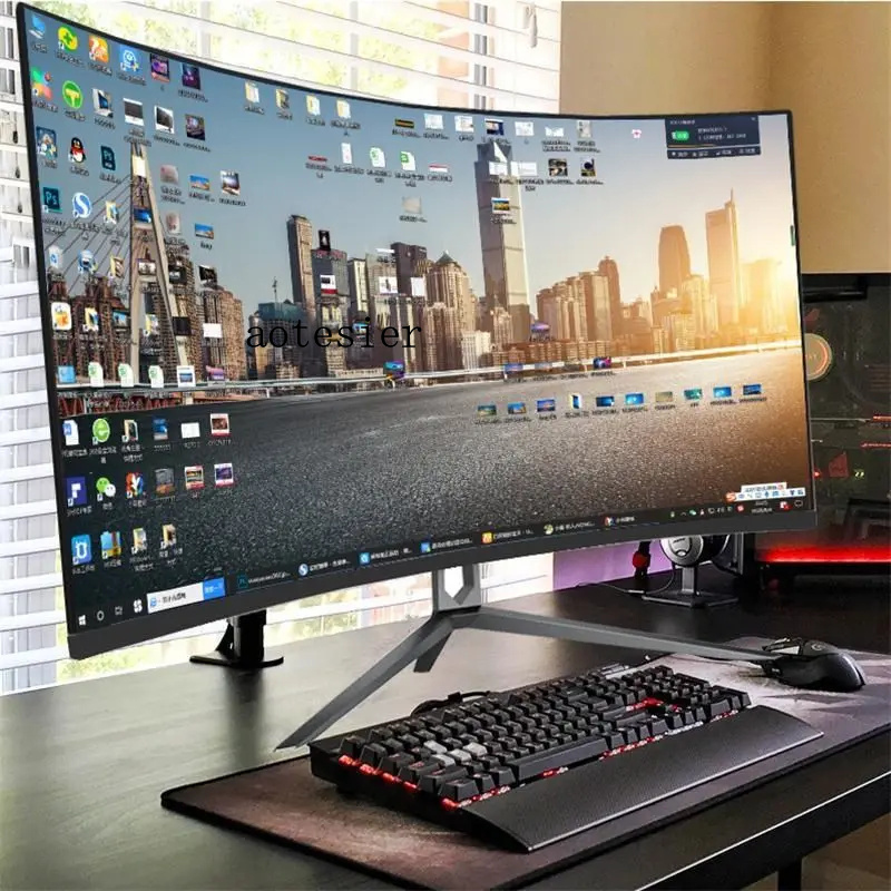 Моноблочный компьютер All-in-One с сенсорным экраном, процессором Core i3/i5/i7, игровой ПК, настольный компьютер, моноблок с батареей UPS.