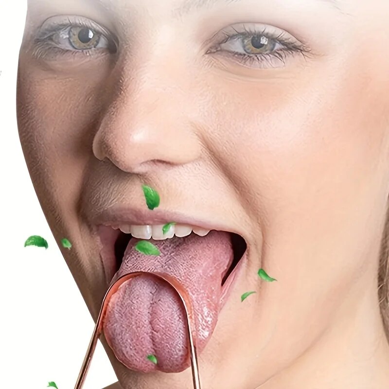 Raspador de lengua en forma de U para hombres y mujeres, limpiador de revestimiento de lengua, elimina el mal aliento, aporta aliento fresco, Oral, adecuado