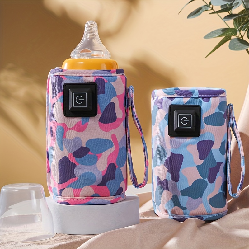เครื่องอุ่นนมแบบพกพา USB สำหรับรถเข็นเด็ก กระเป๋าเก็บความร้อน  เหมาะสำหรับคุณแม่มือใหม่และการเดินทาง ของขวัญที่สมบูรณ์แบบ