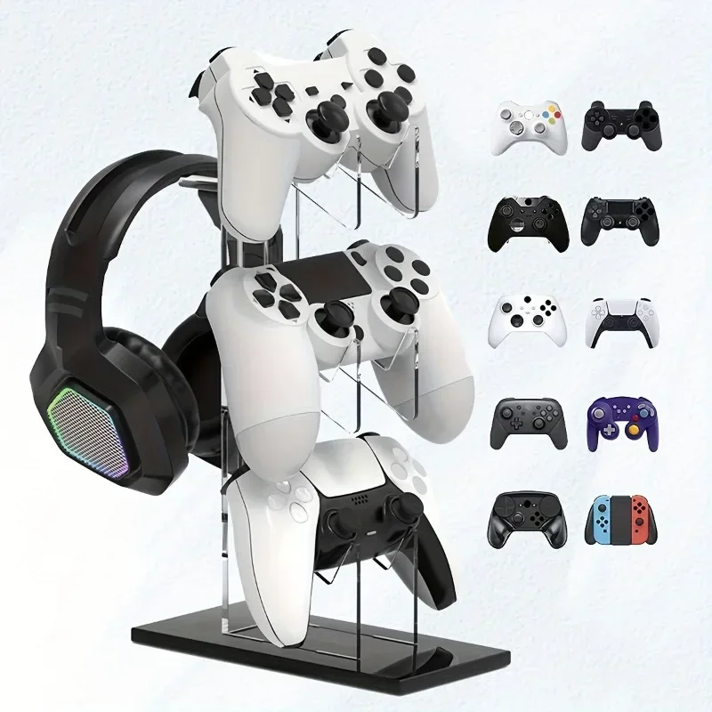 Universal Drei-schicht Headset Ständer Spielkonsole Stehen Desktop Lagerung für Alle Kopfhörer Griff Konsole Kopfhörer Zubehör