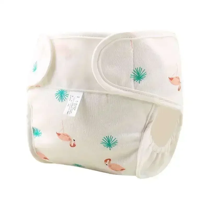 Fraldas de algodão laváveis reutilizáveis, Capas De Fralda De Pano, Impermeável recém-nascido bebê condicionado calcinha, Bolso De Fralda