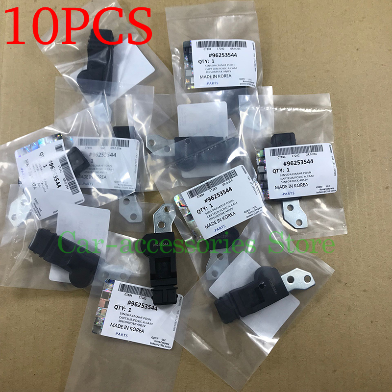 10 Uds Sensor de posición del árbol de levas del motor para Chevrolet Aveo Daewoo Nubira Lacetti Pontiac Wave 96253544