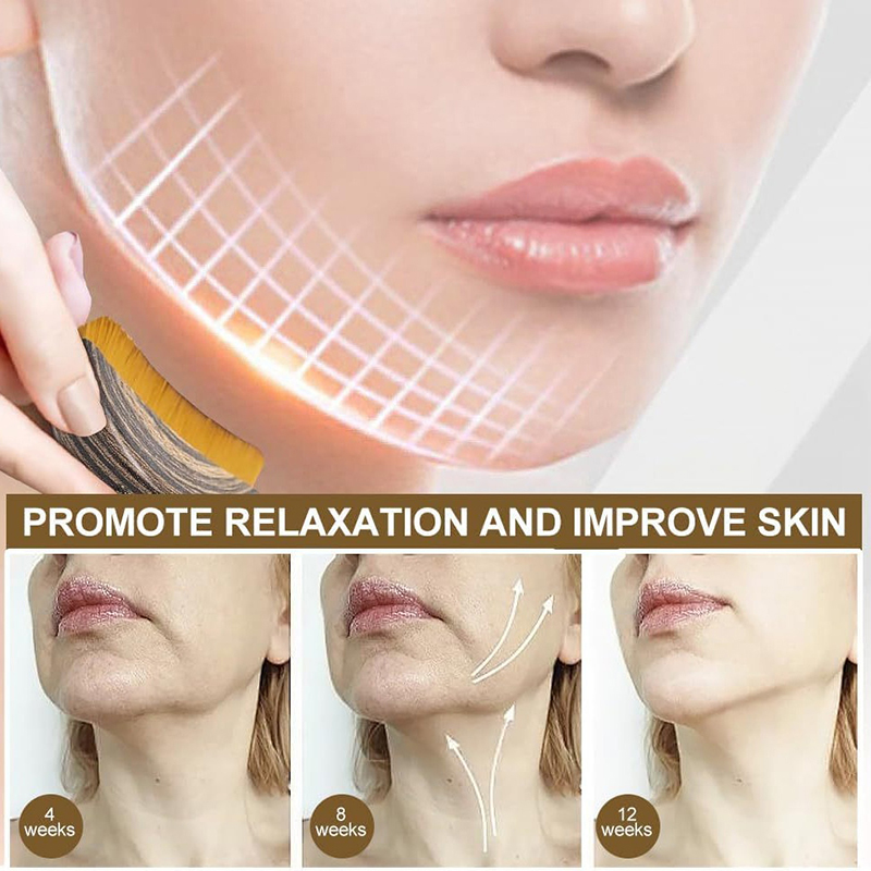 ＆1Pc Lymphatic Contour Face Brush Dry Brushing Face Brush S Size Face Massager For Sculpting The Skin Massage Tool