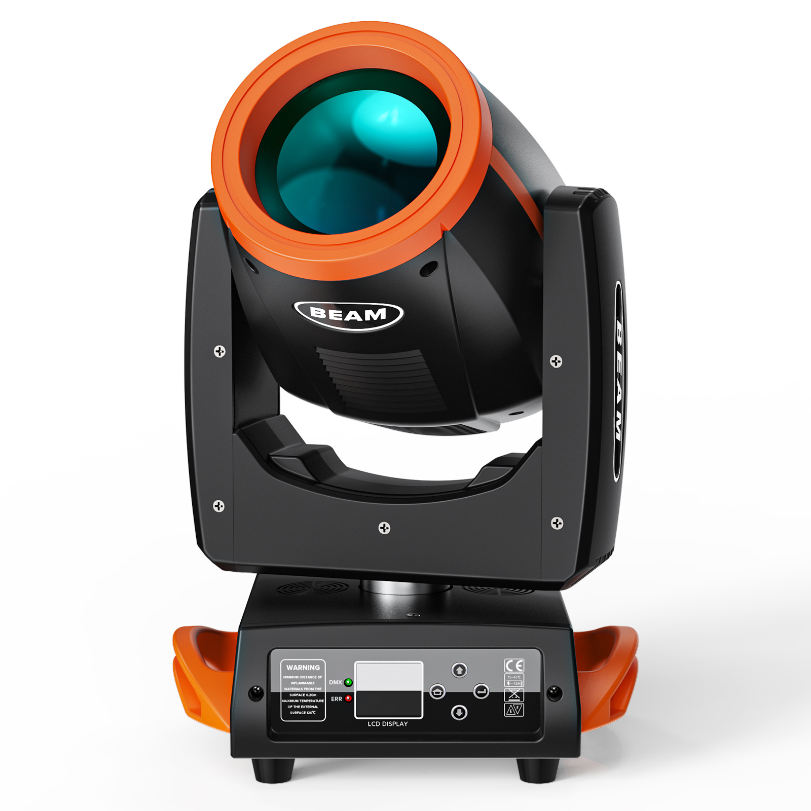 U'king 230w 7r feixe de luz de cabeça móvel dmx512 16/20ch iluminação de palco profissional luz de efeito arco-íris para dj discoteca festa clube