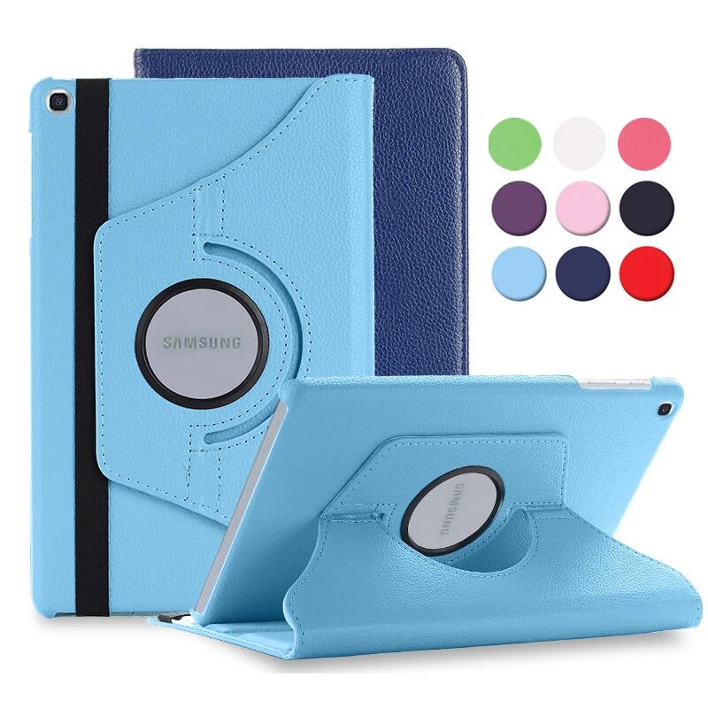 Selubung putar 360, untuk Samsung Galaxy Tab S9 FE S8 S7 11 inci, Cover Tablet Galaxy Tab A9 A8 10.5 X200 A7 Lite 8.7 S6 10.4