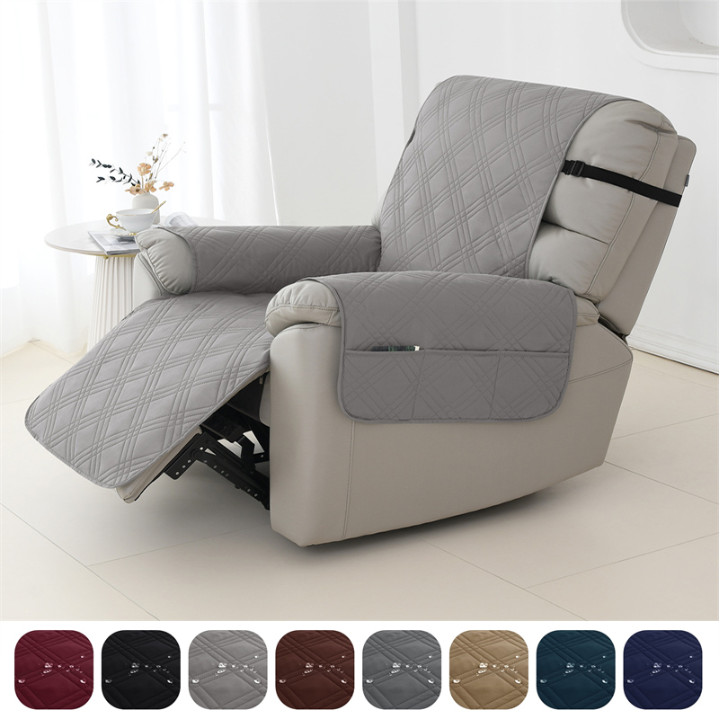 1-Sitzer Liege bezug Anti-Dirty rutsch feste Sessel Schon bezug mit elastischem Riemen Sofa Couch Möbels chutz für Wohnzimmer