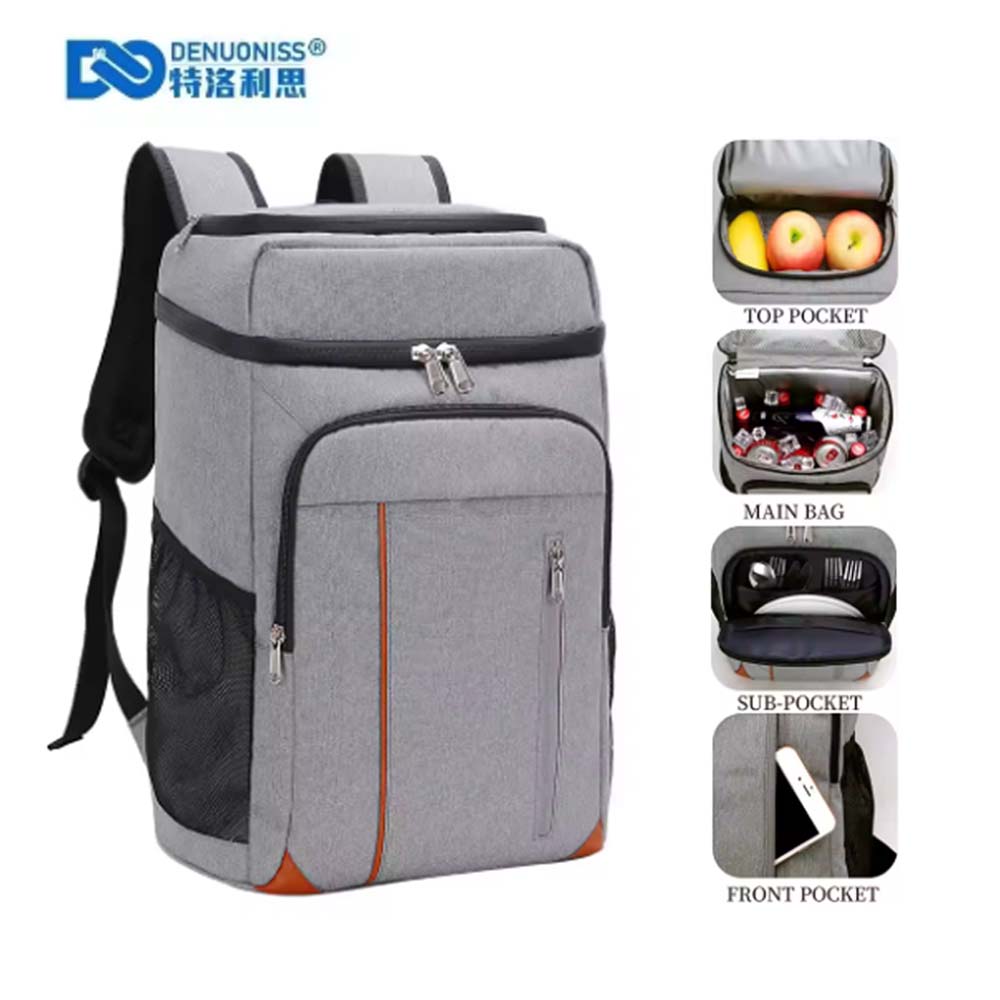 DENUONISS 22L Kühltasche Auslaufsicher Große Isolierte Tasche Outdoor Picknick Strand Thermotasche Kühler Kühlschrank Für Lebensmittel