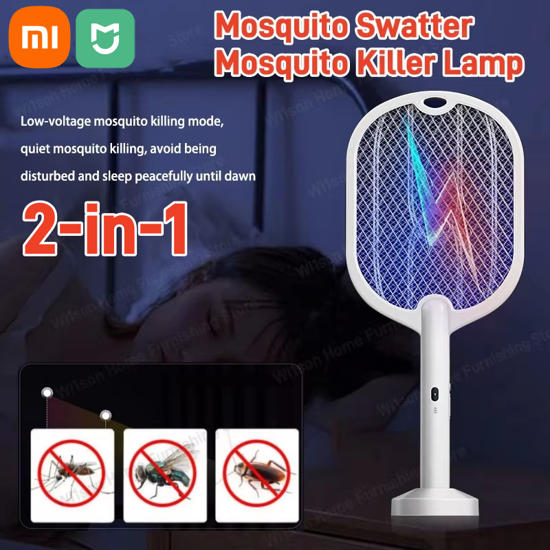 Xiaomi-matamoscas eléctrico 2 en 1, lámpara antimosquitos, matamoscas plegable recargable, repelente automático de señuelo para mosquitos