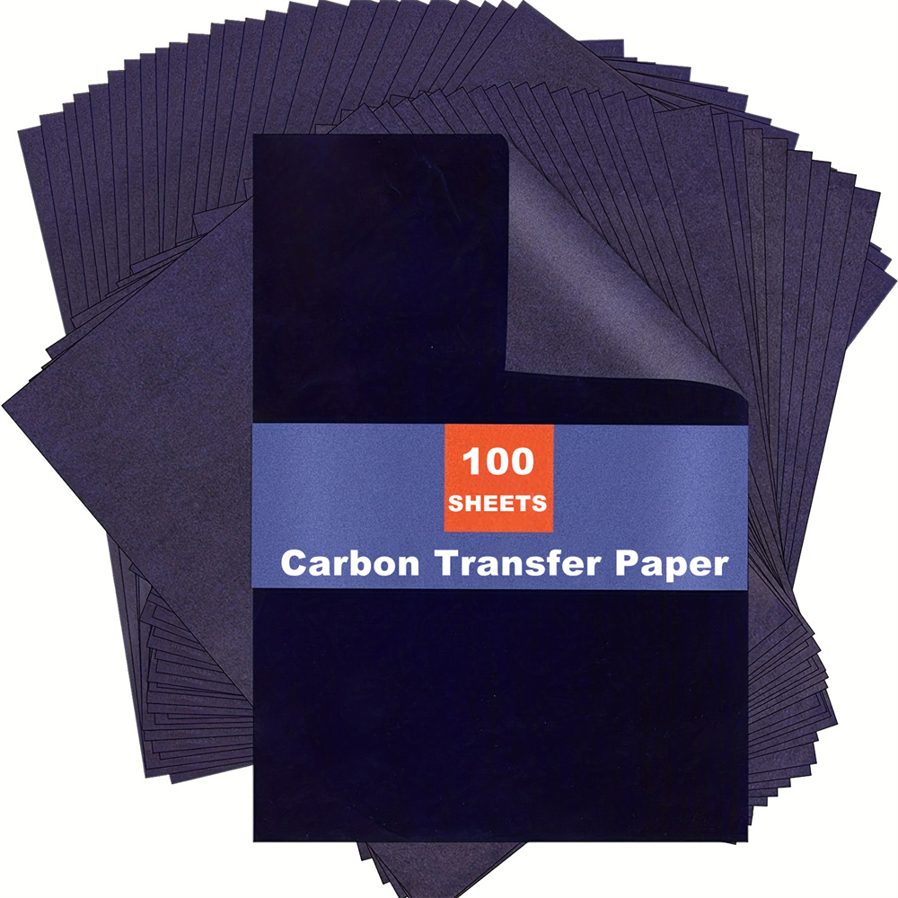 100 Stück a4 Kohlepapier Graphit Transfer papier Graphit papier zum Nachzeichnen von Zeichnung mustern auf Holz projekten Leinwand stoff