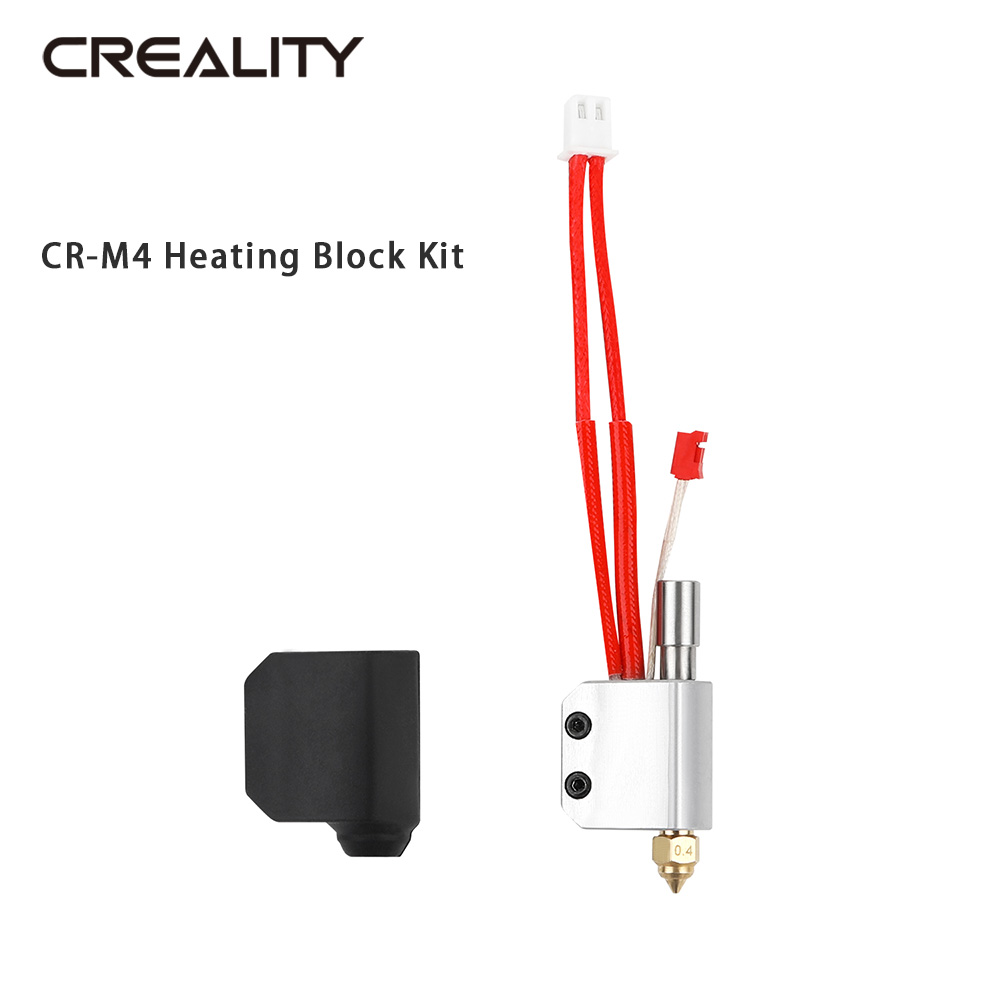    Оригинальный комплект нагревательного блока с быстросъемным соплом Creality CR-M4, натуральный цвет, AL6061 SUS303, оригинальный комплект хотэнда для 3D-принтера