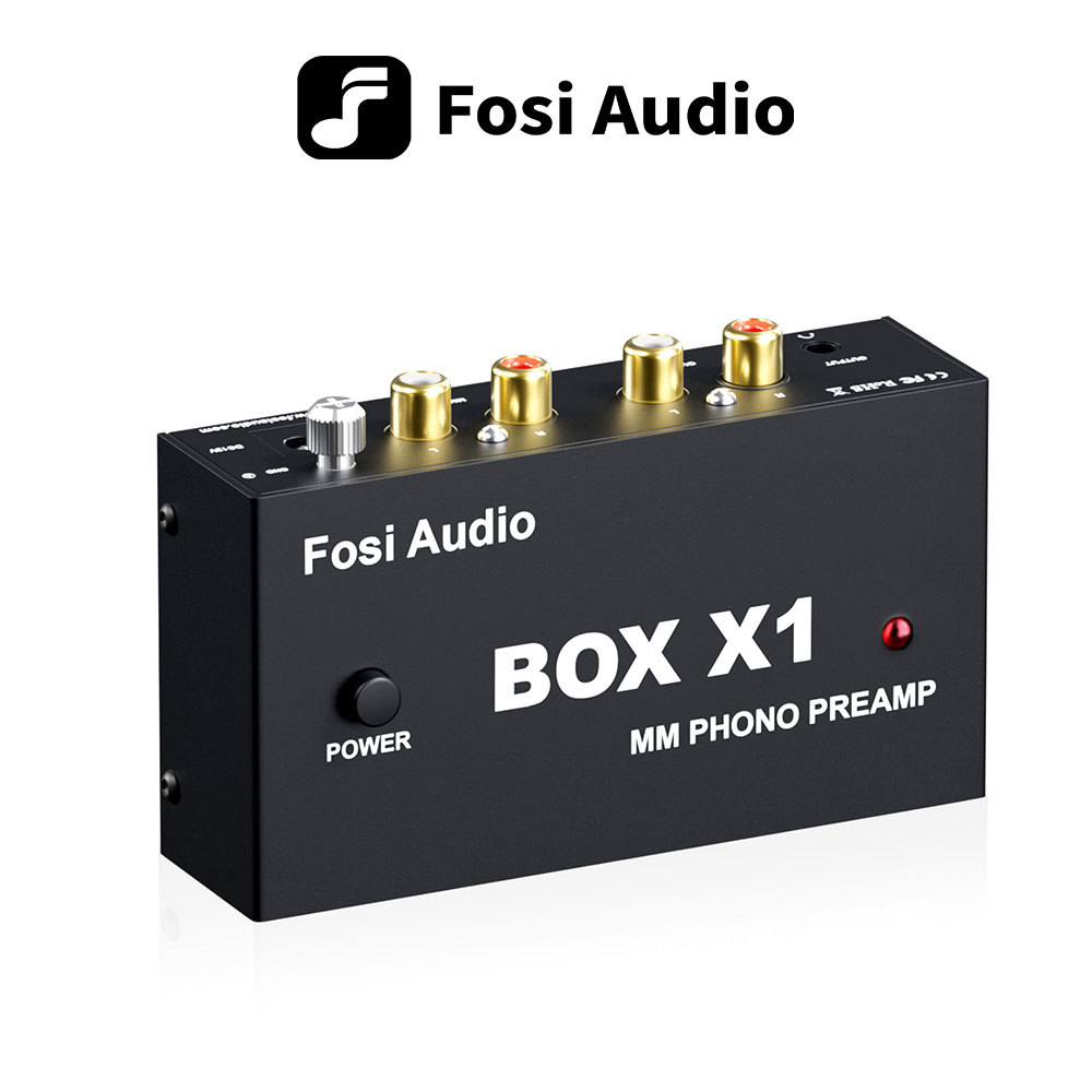 Fosi Audio Phono Preamp for Turntable Phonograph Preamplifier Mini Stereo Audio HiFi With Headphone Amplifier