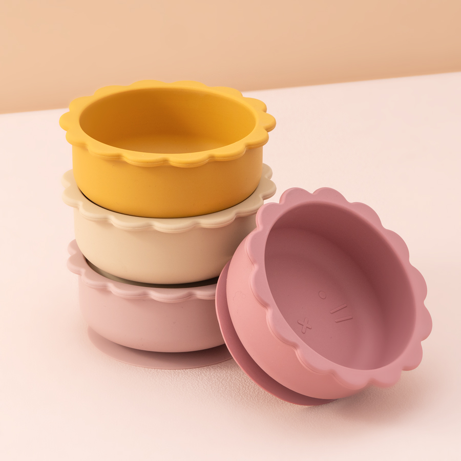 1pc tigela de silicone do bebê bonito dos desenhos animados forma leão utensílios de mesa do bebê cor sólida armazenamento de alimentos do bebê bpa livre sucção bandeja de refeição do bebê