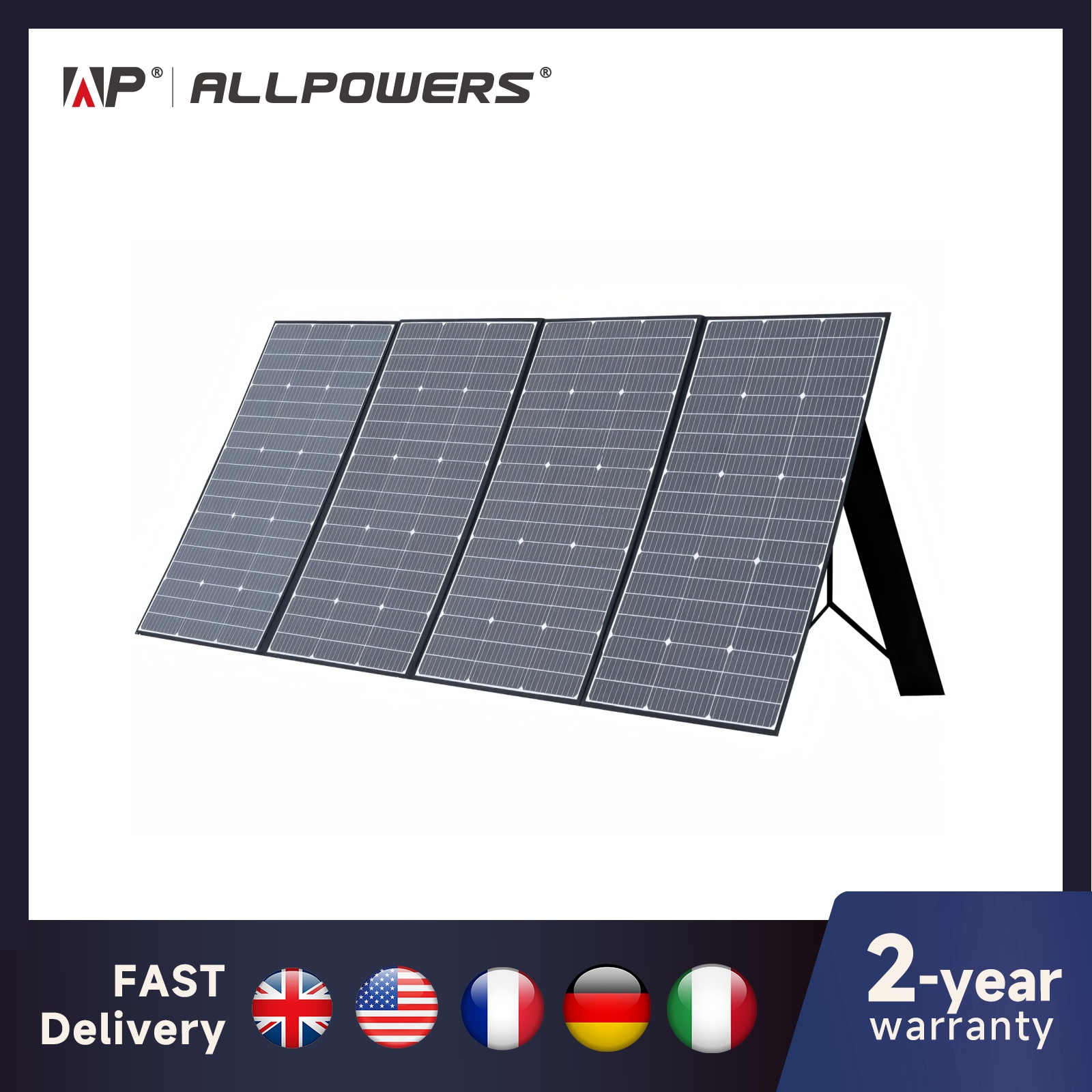ALLPOWERS Opvouwbaar zonnepaneel 400W / 200W / 140W / 100W / 60W zonnelader met zonne-uitgang voor krachtcentrale zonnegenerator