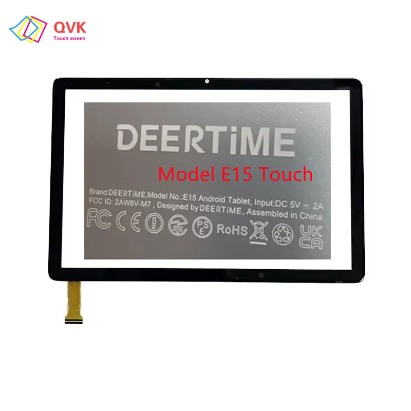 Черный 10,1-дюймовый емкостный сенсорный экран для планшетного ПК DEERTIME E15, дигитайзер, внешняя стеклянная панель