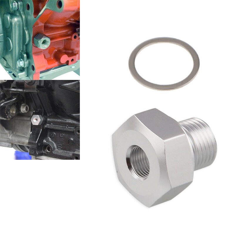 M12 X 1.5 M 16X1.5 Vrouw Naar 1/8 Npt Mannelijke Aluminium Nieuwe Olie Druksensor Adapter Connector Voor Ls Motor