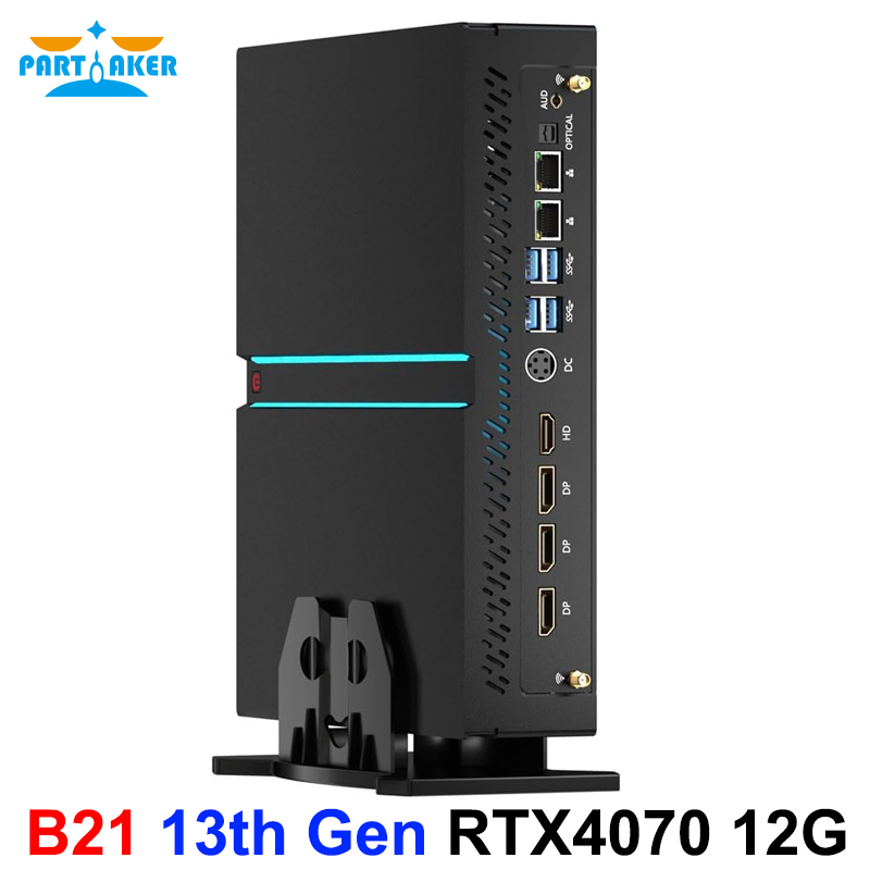 Mini PC para juegos de 13.a generación Intel i9 13900F i7 13700F 13400F NVIDIA RTX 4070 12G Windows 11, ordenador para jugadores, Mini torre de escritorio WiFi6