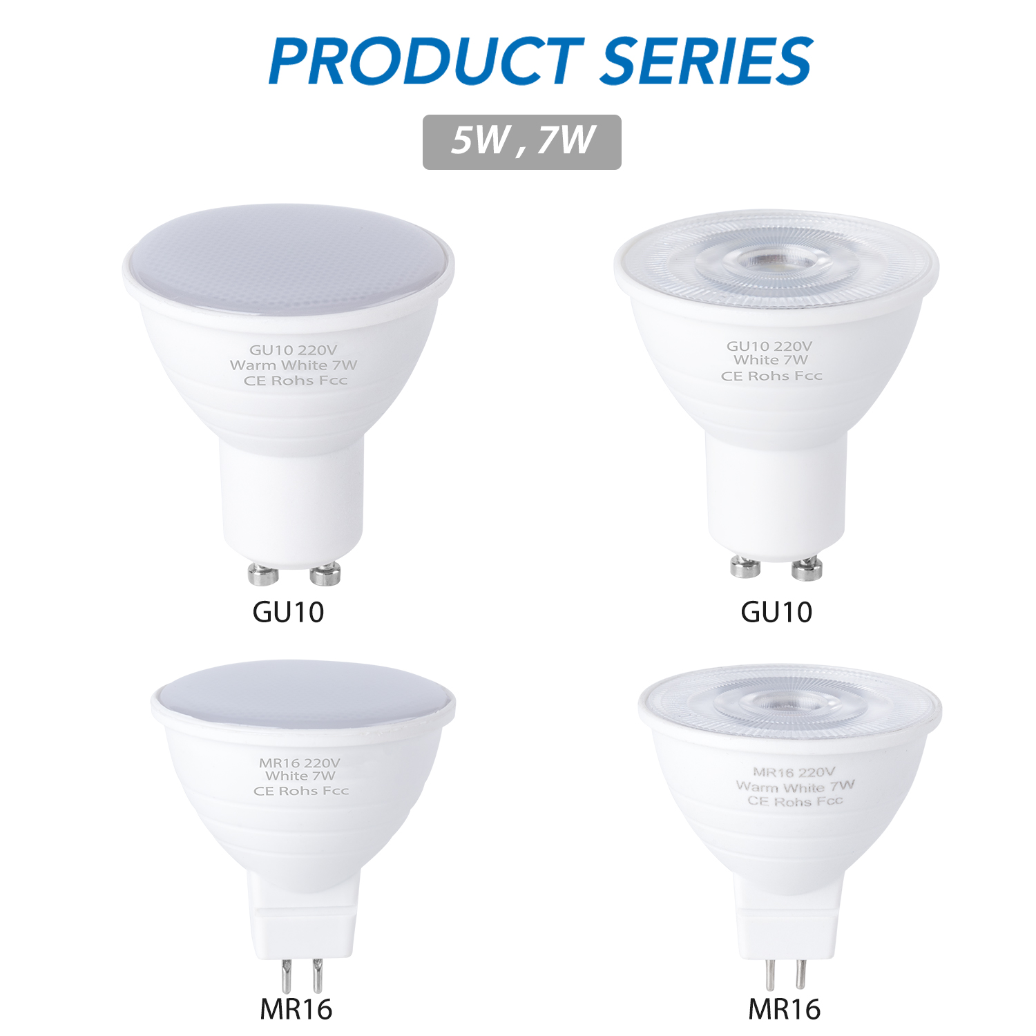 E27 LED スポットライト GU10 LED 電球 5 ワット E14 LED ランプ 220V スポットライト MR16 7 ワットランパーダ GU5.3 コーン電球 gu 10 アンプル 2835 ランプ