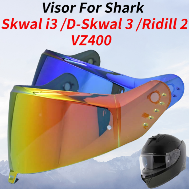 Visor VZ400 do Skwal i3 D-Skwal 3 Ridill 2, wymienne soczewki do kasków, akcesoria, szyba przednia do kasku D Skwal 3, pasuje do Shark