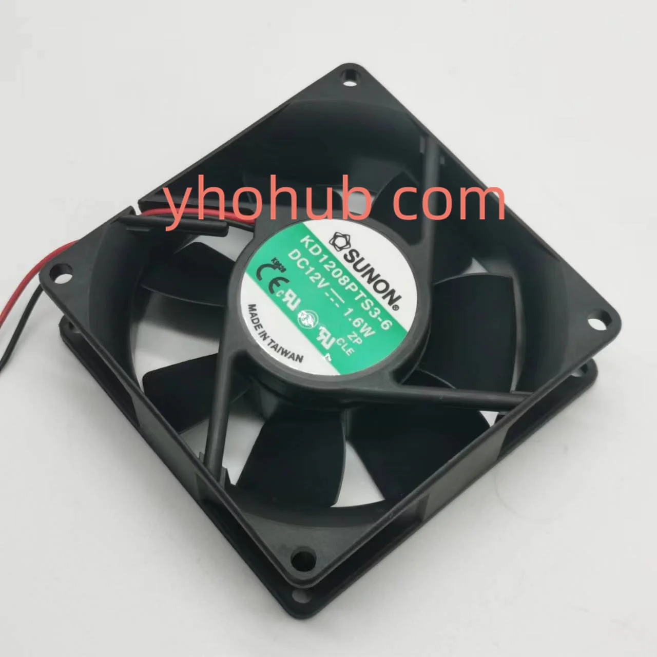 Stalon KD1208PTS3-6 DC 12V 1.6W 80x80x25mm Serveur Ventilateur de refroidissement
