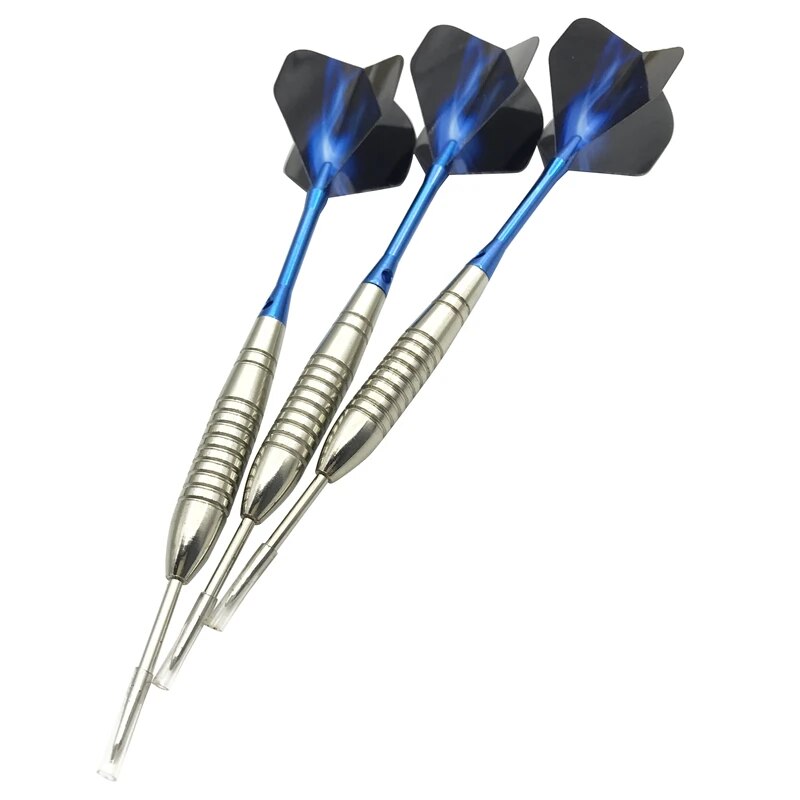 3 ชิ้น/เซ็ต 22g ตอร์ปิโดเงิน DART เข็มอลูมิเนียมสีฟ้า Rod Blue Aurora Wing โยนเกมผู้ใหญ่การฝึกอบรมความบันเทิง