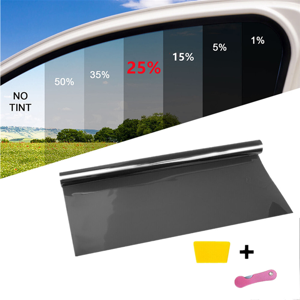 300 ซม.Uncut ROLL Window Tint ฟิล์มฉนวนกันความร้อนฟิล์มโพลาไรซ์รถหน้าต่างบังแดดสําหรับรถยนต์ UV Home Office Glass