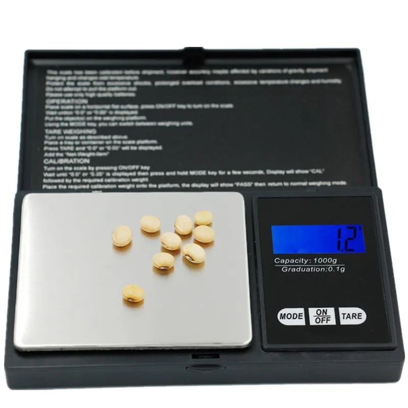 Jewelry Scales for Gold Sterling Silver Digital Scale Electronic Scales 100g/200g/300g/500g X 0.01g/0.1g Mini Pocket