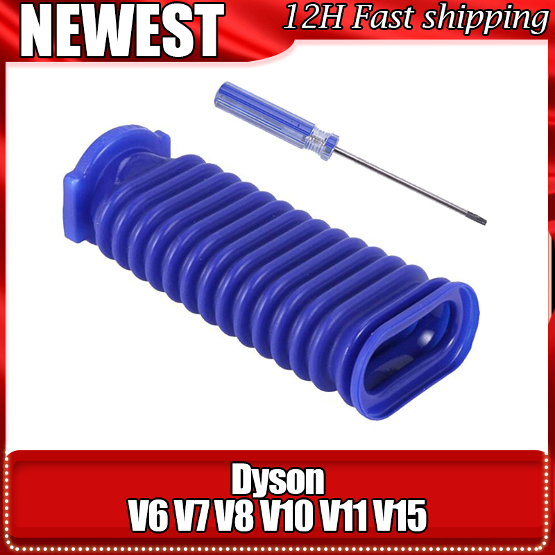 Tête d'aspiration à rouleau en velours doux pour Dyson V6 V7 V8 V10 V11, tuyau bleu de remplacement, accessoires de nettoyage domestique, pièces