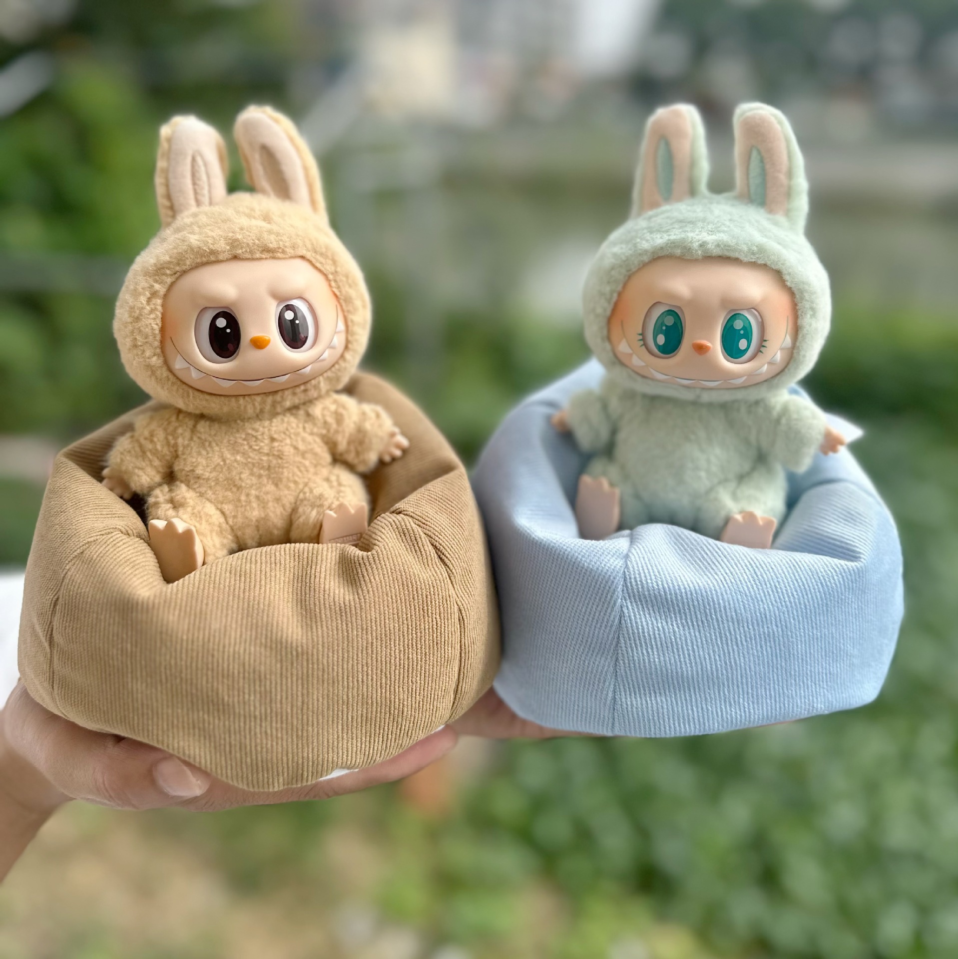 สําหรับ 17 ซม.Labubu มินิโซฟา Bjd ตุ๊กตาตกแต่งห้อง 2nd Generation นั่ง Party Series ตุ๊กตาโซฟารถ Mini เตียงโซฟา