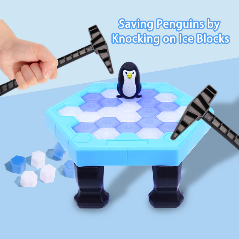 Knocking Ice to Save Penguin Icebreaker Toy Boys and Girls Children's Puzzle Thinking Training Focus Board Game