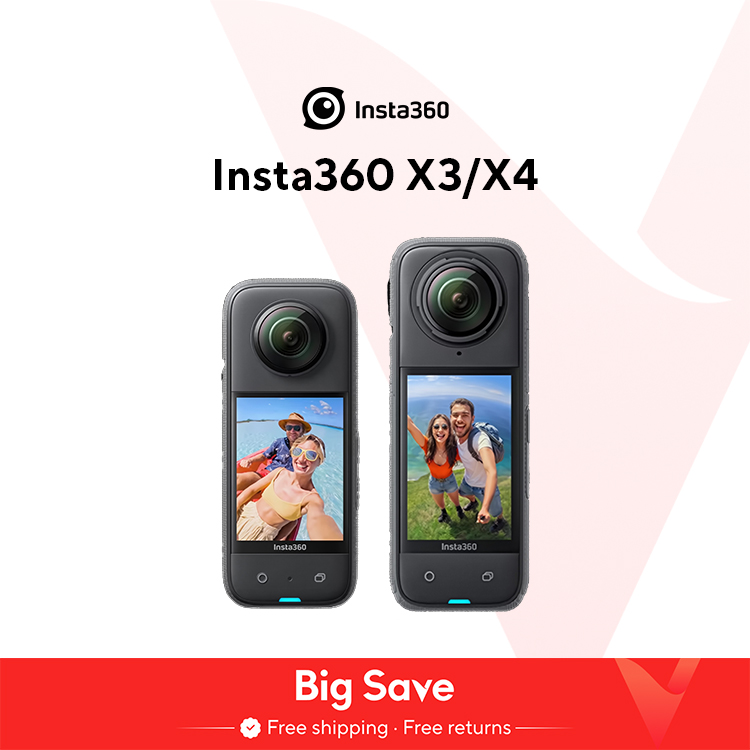 Insta360 X4 360 8K ビデオ 2290mAh 2.5 インチ タッチスクリーン 10 メートル防水取り外し可能なレンズガードロシア在庫あり
