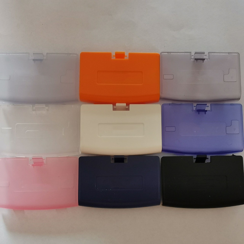 Крышка батарейного отсека для GBA, сменная крышка/дверца батарейного отсека для GBA, задняя крышка для Nintendo Gameboy Advance