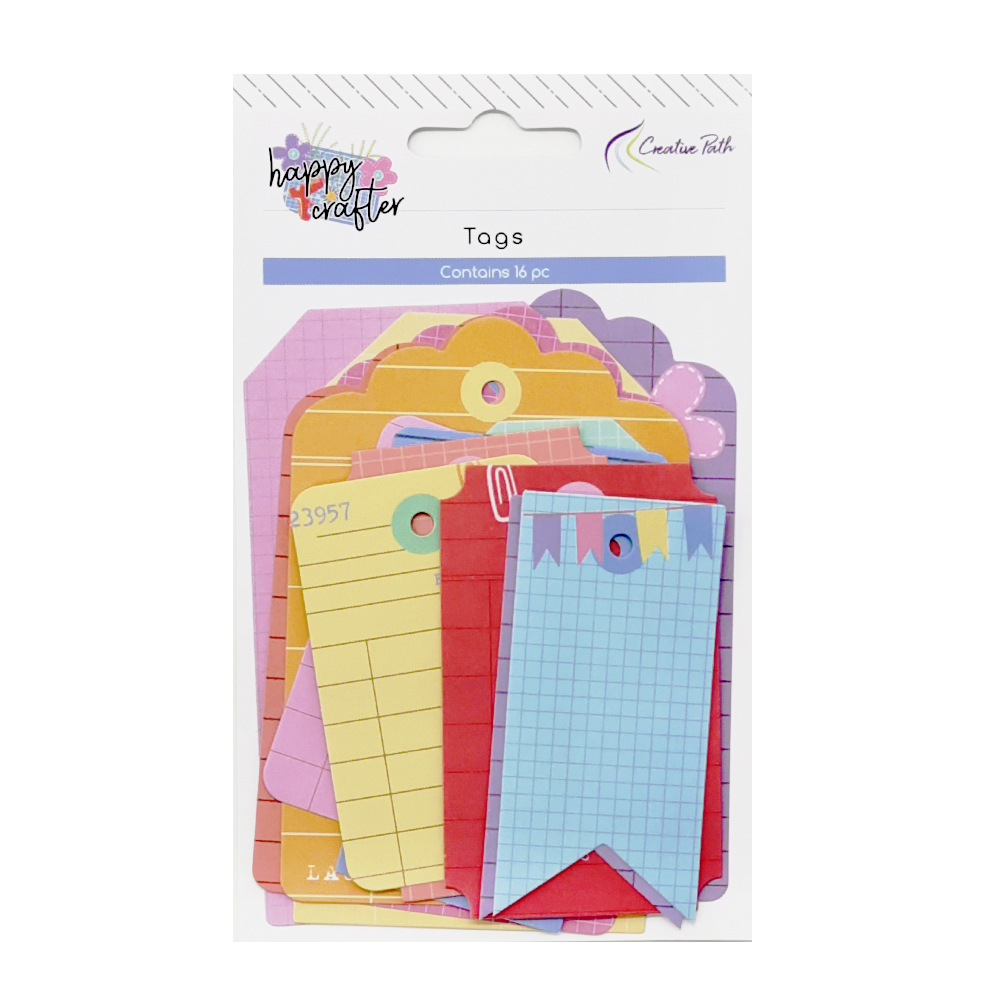 Étiquettes en papier créatives vintage à motif quadrillé pour scrapbooking, étiquettes cadeaux en carton, étiquettes d'emballage faites à la main pour le bricolage et l'artisanat