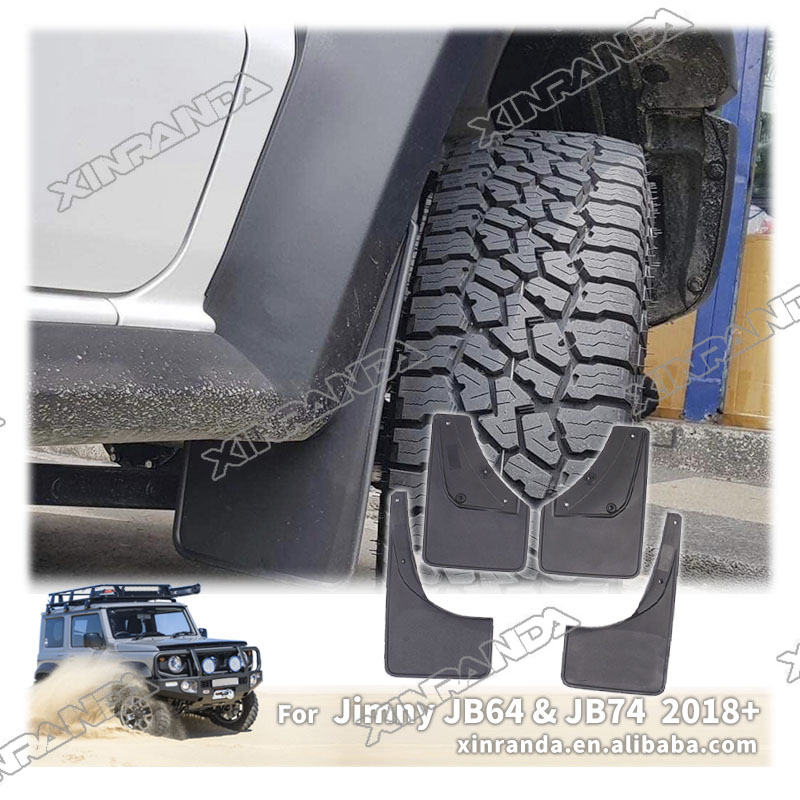Mudguard Auto Mud Flaps สำหรับ Suzuki Jimny JB74 JB74W 2018-2020 Mudflaps Splash Guards ด้านหน้าด้านหลัง Mudguards Mud Flap fender
