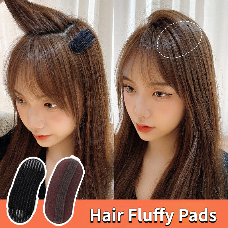 Pluizige haarbasis pluizige clips knot styling tool haar pads dames pluizige haarclips set kussen onzichtbaar volume wortelpads spons