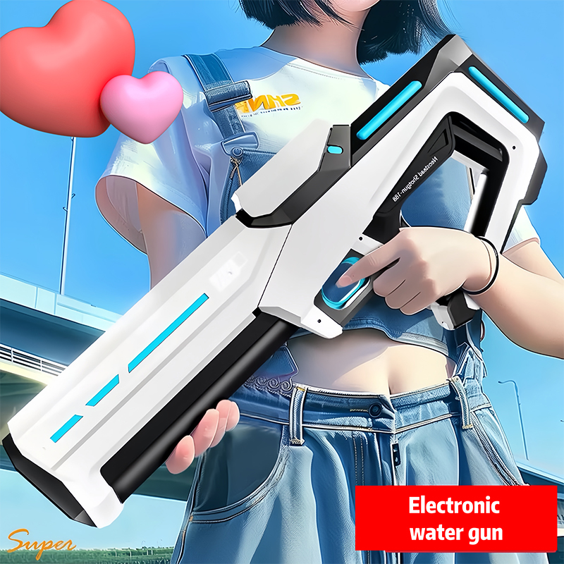 Elektrische Wasserpistolen Für Erwachsene Leistungsstarke Spritzen Automatische Wasser Saug Wasser Blasters Sommer Outdoor Strand Spielzeug Für Kinder Geschenk