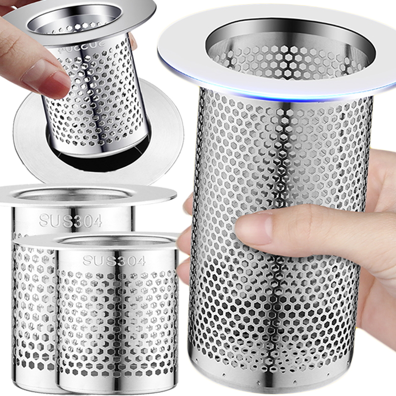 Filtro de drenaje de suelo Universal para cocina, tapón colador de drenaje para fregadero de agua, ducha de baño, filtro antiobstrucción, recogedor de pelo