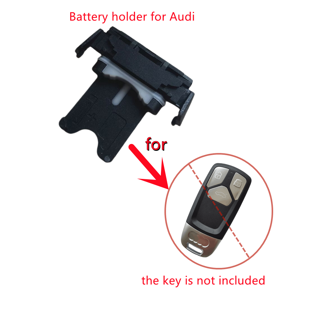 アウディa4l a5 q5l q7用バッテリークリップホルダーの交換キーアクセサリー